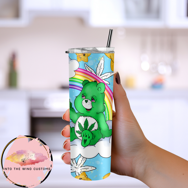 Misfit Bears - Who Cares Bear Tumbler