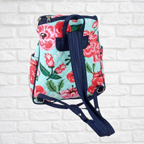 NGIL Painted Posies Quilted Petite Backpack