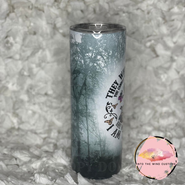 She Whispered To The Storm Tumbler