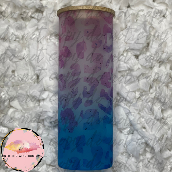 Caffeine Before Chaos Glass Tumbler