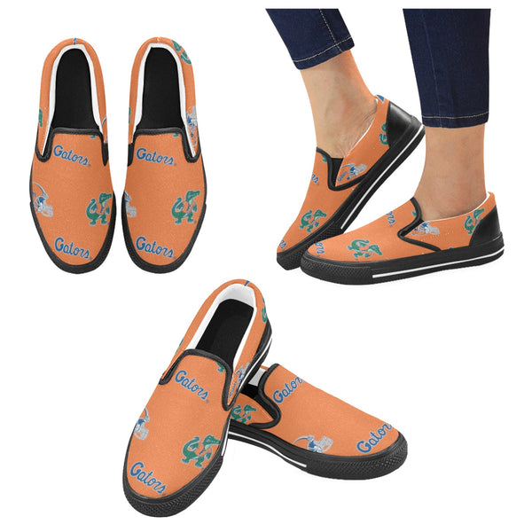 Women's Slip-on Canvas Shoes (Gators Orange)