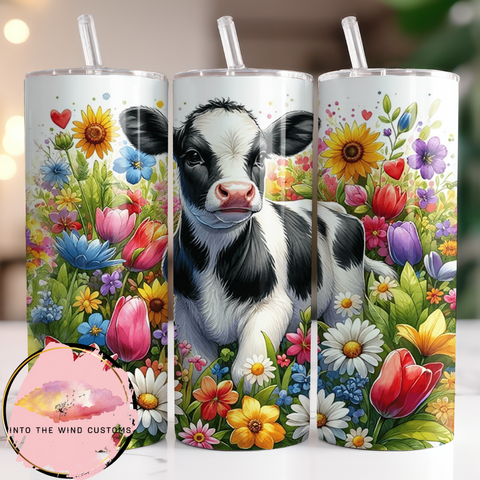 Floral Dairy Cow