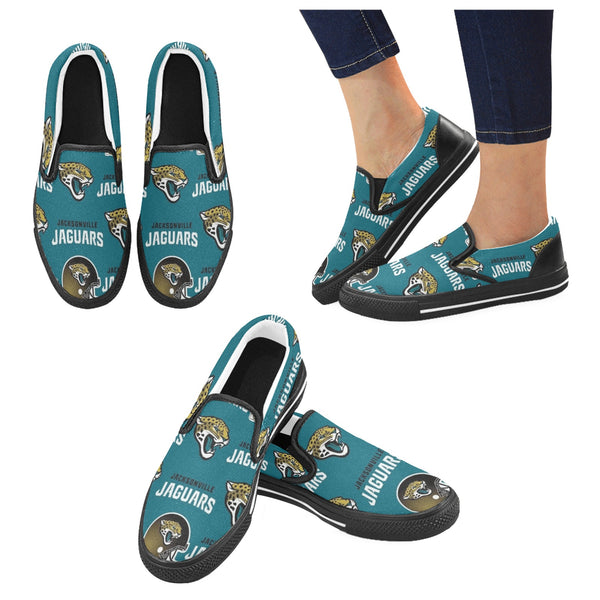 Women's Slip-on Canvas Shoes (Jaguars Teal)