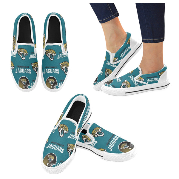 Women's Slip-on Canvas Shoes (Jaguars Teal)