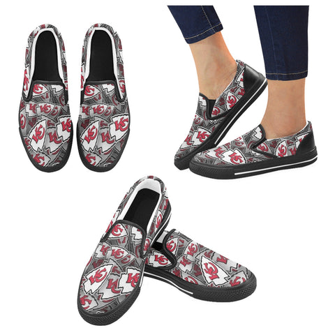 Women's Slip-on Canvas Shoes (Chiefs)