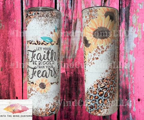 Faith Over Fear Tumbler