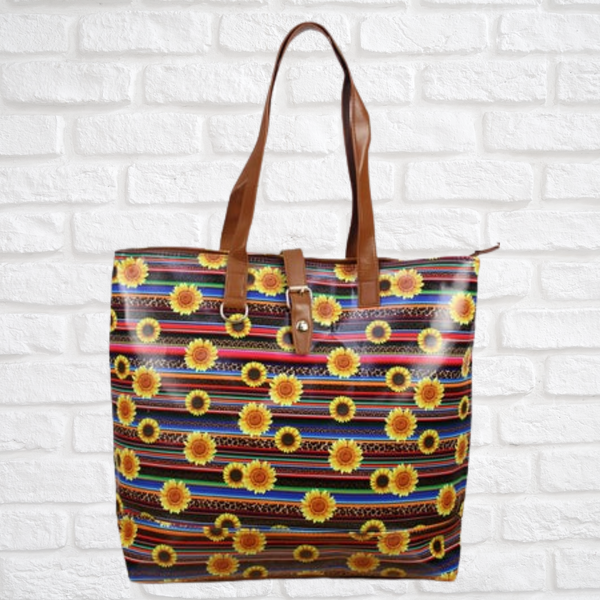 Texas Sunflower Field Tote Trio