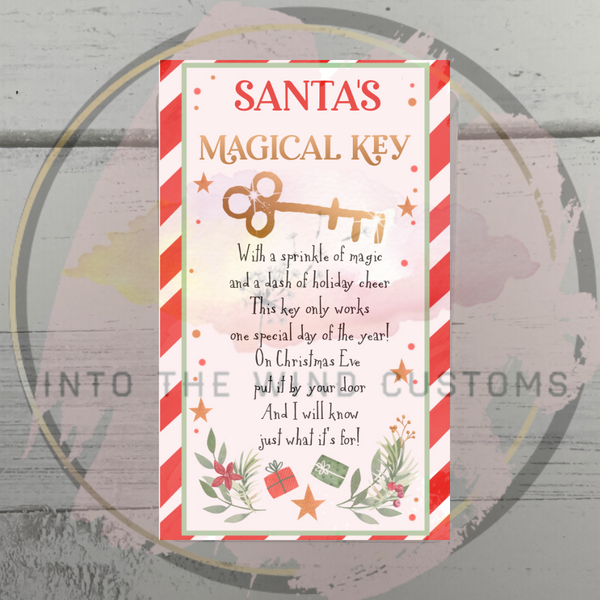 Personalized Santa Key