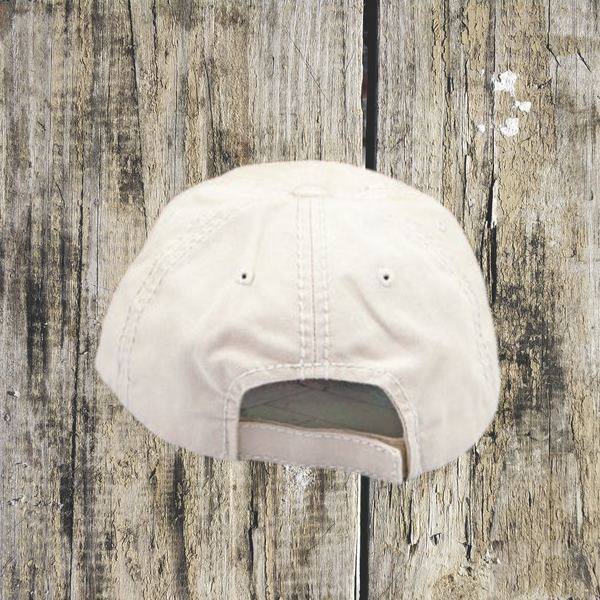 Distressed Stone Leopard Steer with Sunflower Cap