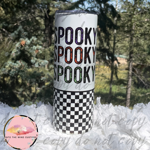 Spooky Glow In Dark Tumbler