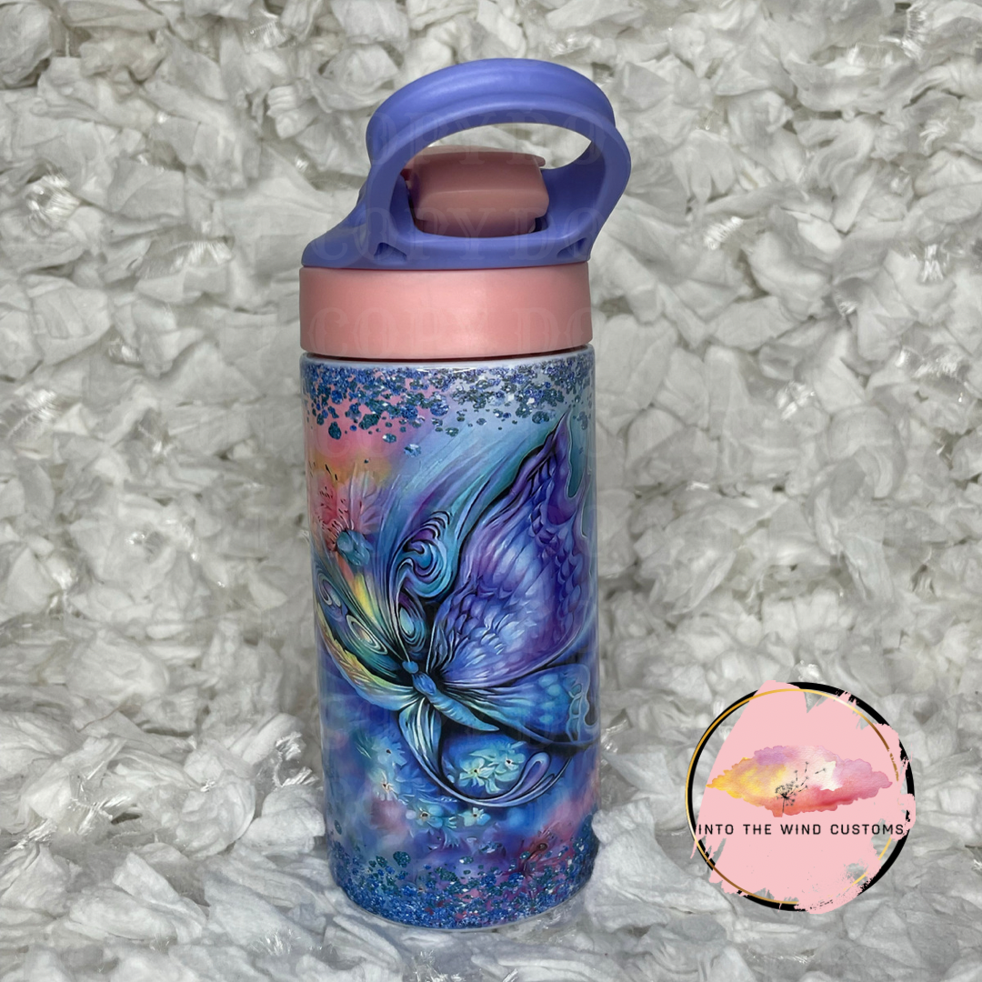 Butterfly Glitter Girls Cup