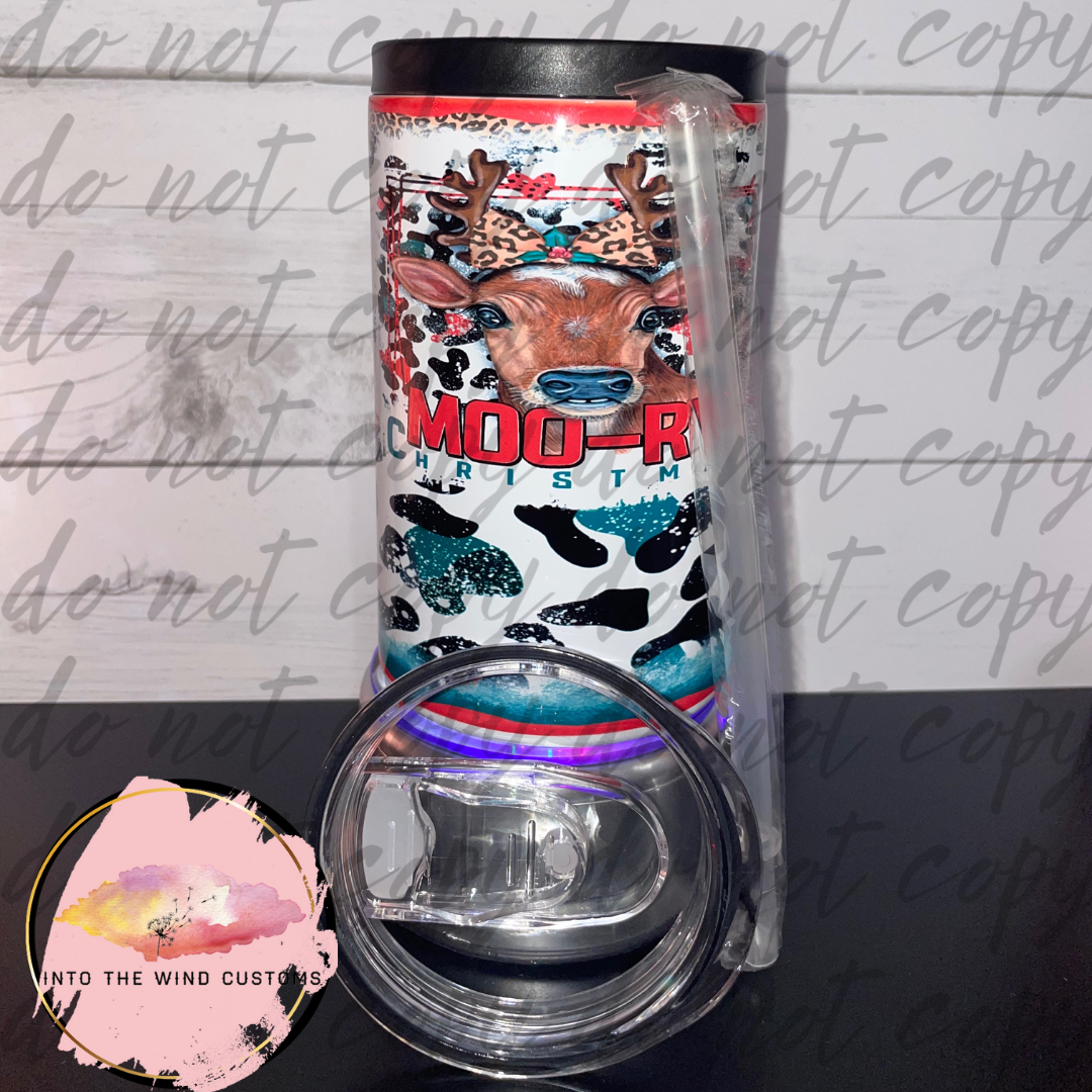 Moo-ry Christmas 2in1 Tumbler