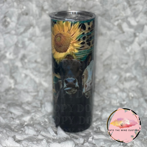 Sunflower Funny Cow Gang Tumbler