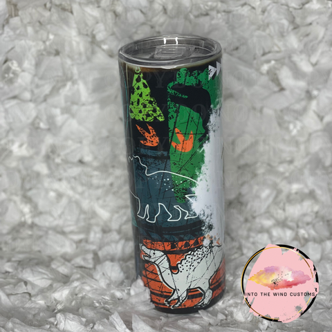 Boy Mom Dinosaur Tumbler