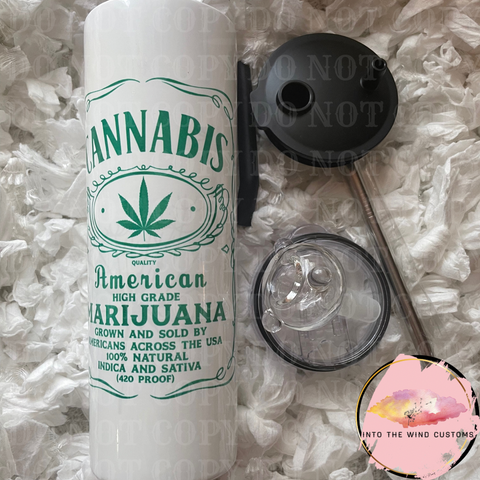 Cannabis Label (Cold Hit) Tumbler