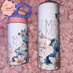 Mama & Mini Floral Tumbler Set